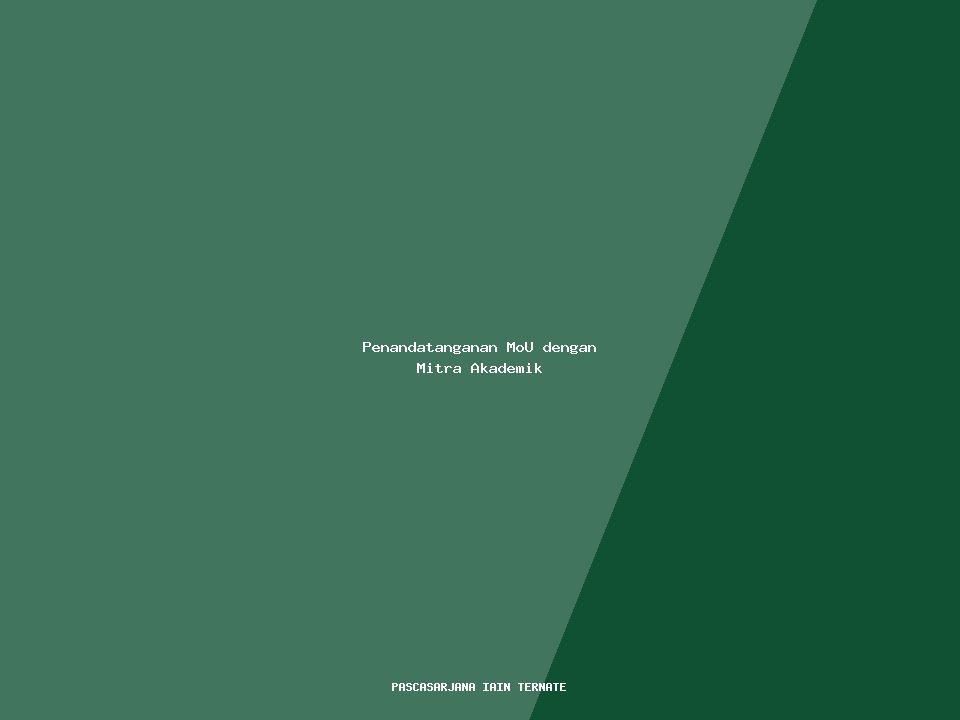 Penandatanganan MoU dengan Mitra Akademik